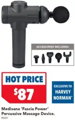 Harvey Norman Medisana Fascia Power Percussive Massage Device offer