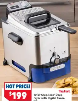 Harvey Norman Tefal Oleoclean Deep Fryer with Digital Timer offer