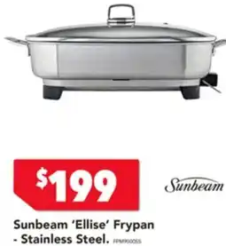 Harvey Norman Sunbeam ellise frypan - stainless steel offer