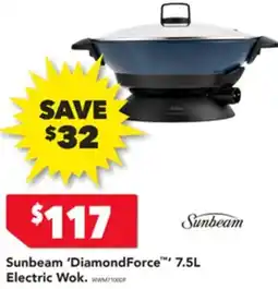 Harvey Norman Sunbeam diamondforce electric wok offer