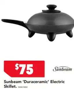 Harvey Norman Sunbeam duraceramic electric skillet offer