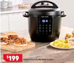 Harvey Norman Instant pot 5.7l rio multi-cooker offer