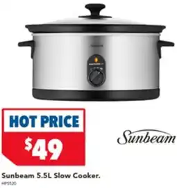 Harvey Norman Sunbeam Slow Cooker offer