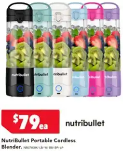 Harvey Norman NutriBullet Portable Cordless Blender offer