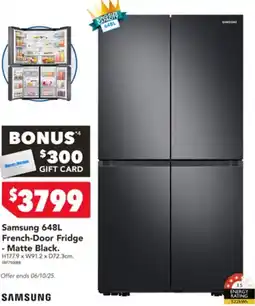 Harvey Norman Samsung french-door fridge offer