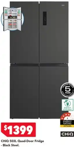 Harvey Norman CHIQ Quad-Door Fridge offer