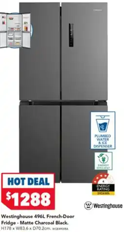 Harvey Norman Westinghouse French-Door Fridge offer