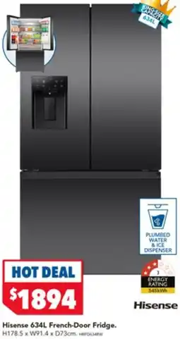 Harvey Norman Hisense French-Door Fridge offer