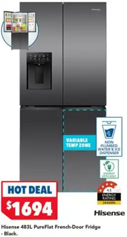 Harvey Norman Hisense PureFlat French-Door Fridge offer