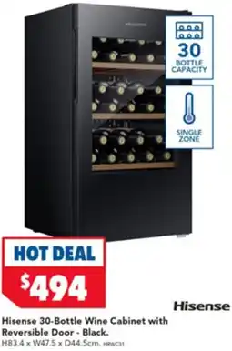 Harvey Norman Hisense Wine Cabinet with Reversible Door offer