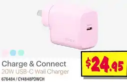 JB Hi-Fi Charge & Connect USB-C Wall Charger offer