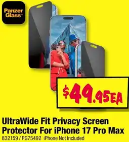 JB Hi-Fi UltraWide Fit Privacy Screen Protector offer