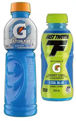 IGA Gatorade 600mL or Fast Twitch 350mL Selected Varieties offer
