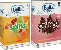 IGA Bulla Ice Cream or Frozen Yoghurt Sticks 8‑14 Pack or Chupa Chups Minis 10 Pack Selected Varieties offer