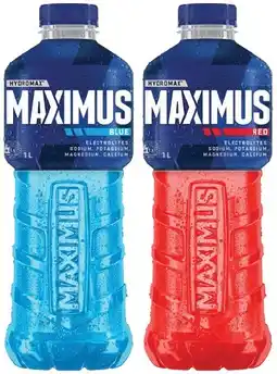 IGA Maximus Sports Drink 1 Litre Selected Varieties offer