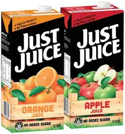 IGA Just Juice 1 Litre Selected Varieties offer