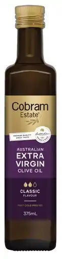 IGA Cobram Estate Extra Virgin Olive Oil 375mL Selected Varieties offer