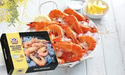 IGA Sea Harvest Cooked Exmouth Medium Endeavour Prawns 1kg offer