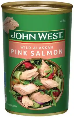 IGA John West Wild Alaskan Pink Salmon 415g offer
