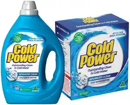 IGA Cold Power Laundry Liquid 2 Litre or Powder 2kg Selected Varieties offer