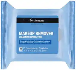 IGA Neutrogena Makeup Remover Cleansing Towelettes 25 Pack Selected Varieties offer