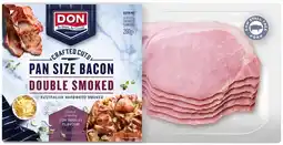 IGA Don Pan Size Double Smoked Bacon 200g or Streaky Rindless Bacon 180g offer
