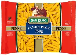 IGA San Remo Pasta Family Pack 750g Selected Varieties offer