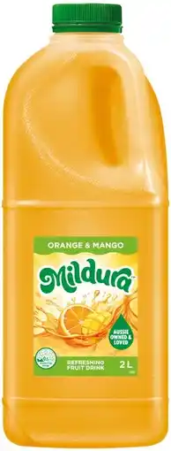 IGA Mildura Fruit Drink 2 Litre Selected Varieties offer