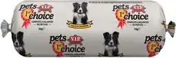 IGA Pets First Choice Dog Roll 3kg (from the Meat Dept) offer