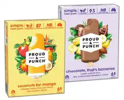 IGA Proud & Punch Ice Cream 6 Pack Selected Varieties offer