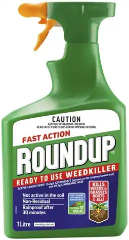 IGA Roundup Fast Action Ready To Use Weedkiller 1 Litre offer