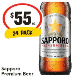 IGA Sapporo Premium Beer offer