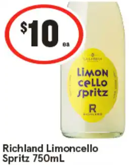 IGA Richland Limoncello Spritz offer