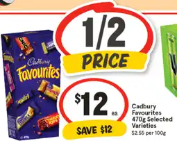 IGA Cadbury Favourites Selected Varieties offer