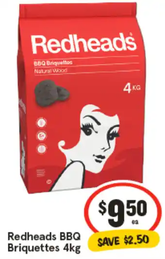 IGA Redheads BBQ Briquettes offer