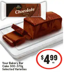 IGA Your Bakery Bar Cake Selected Varieties offer