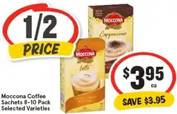 IGA Moccona Coffee Sachets Selected Varieties offer
