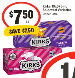 IGA Kirks selected varieties offer
