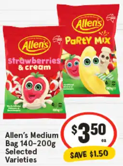 IGA Allen's medium bag selected varieties offer