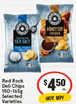 IGA Red rock deli chips selected varieties offer
