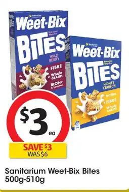Coles Sanitarium weet-bix bites offer