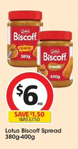 Coles Lotus biscoff spread offer