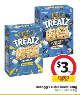 Coles Kellogg's lcms treatz offer