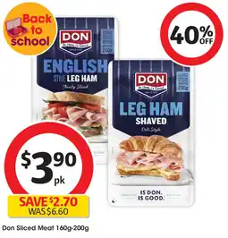 Coles Don Sliced Meat offer