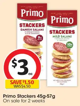 Coles Primo Stackers offer