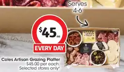 Coles Coles Artisan Grazing Platter offer