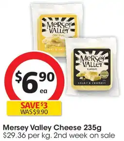Coles Mersey Valley Cheese offer
