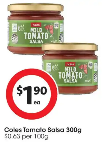 Coles Coles Tomato Salsa offer