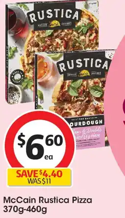Coles McCain Rustica Pizza offer