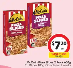 Coles McCain Pizza Slices offer